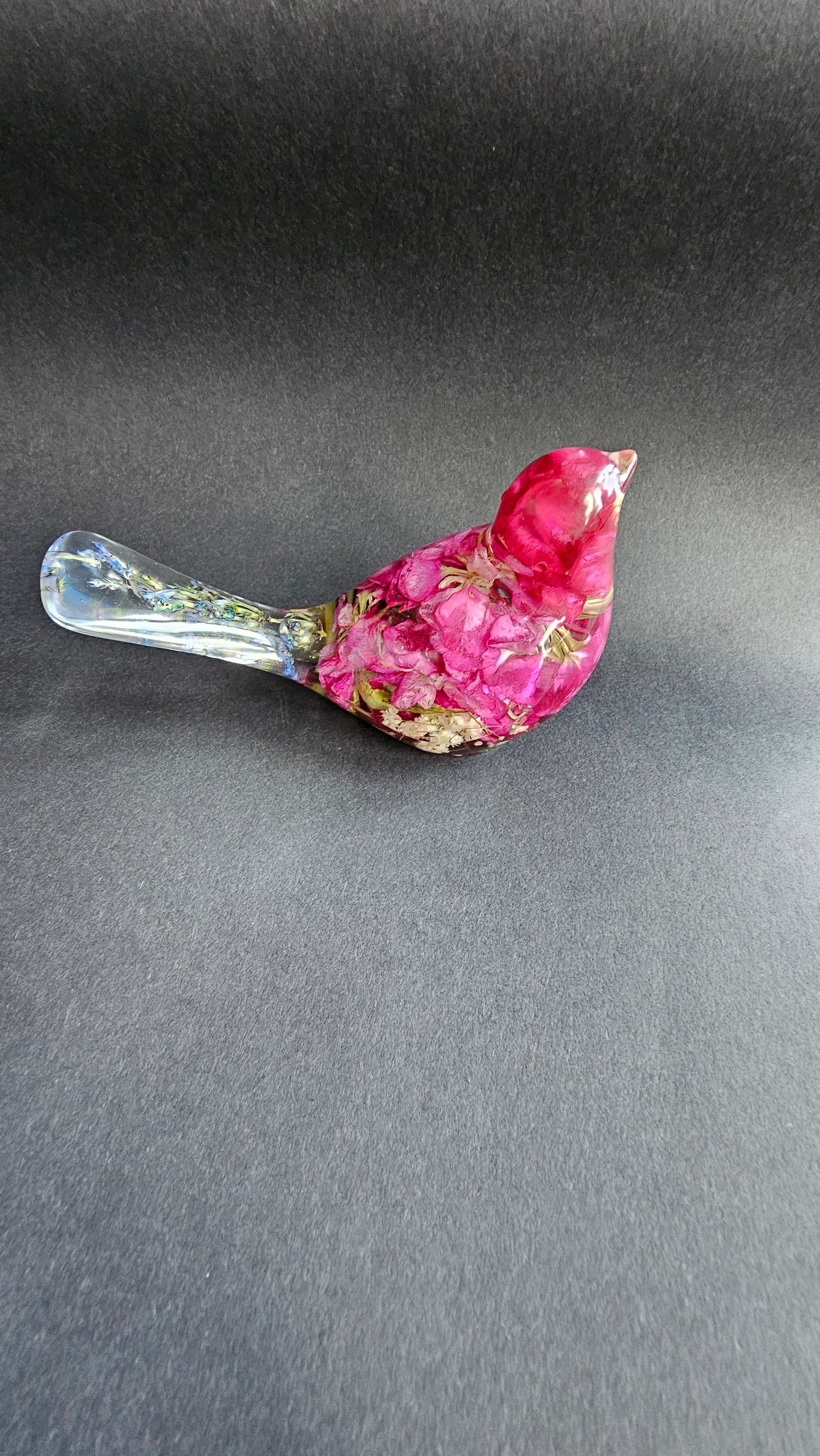 Flower Preservation Resin Bird