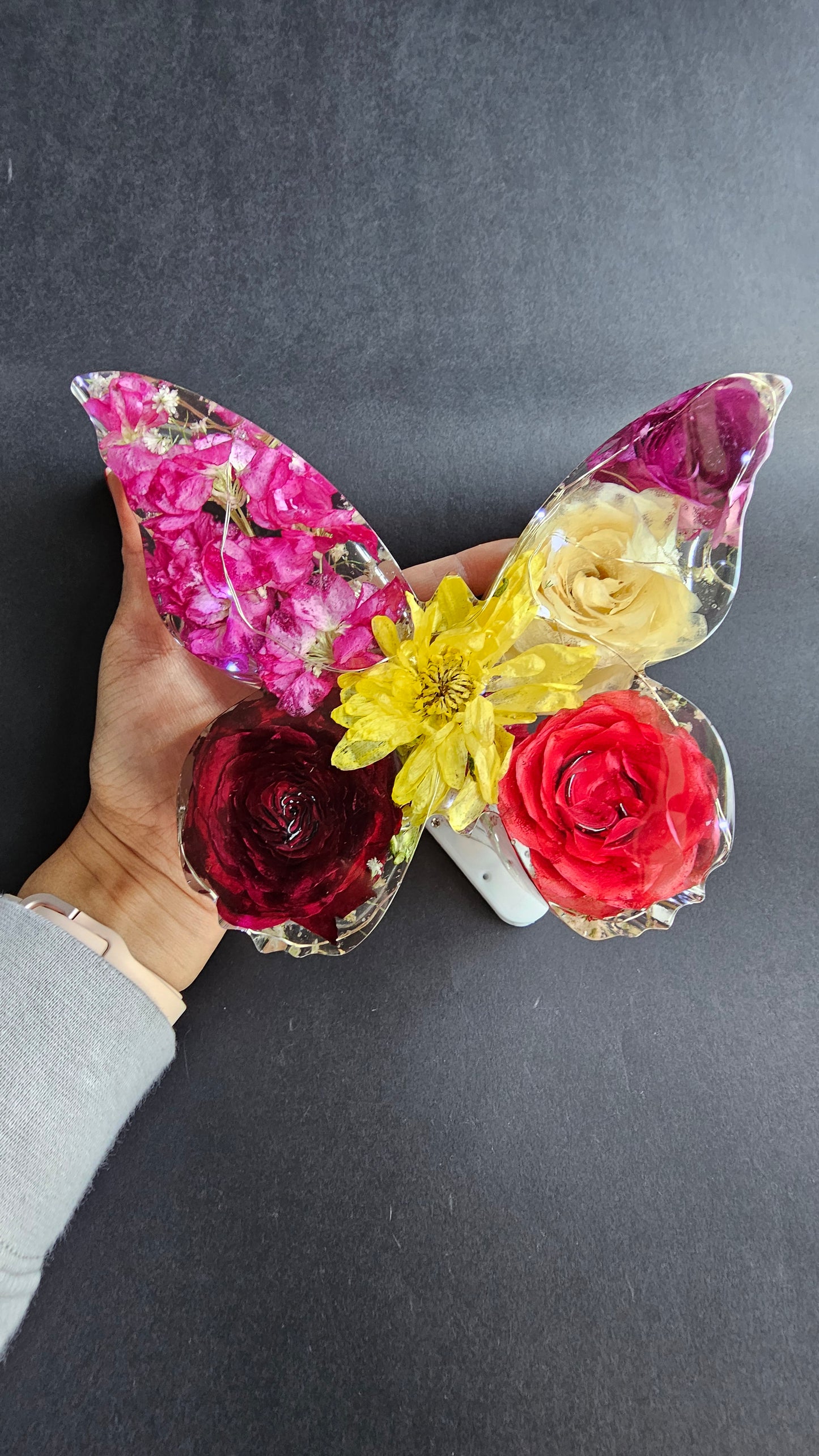 Butterfly Flower Block