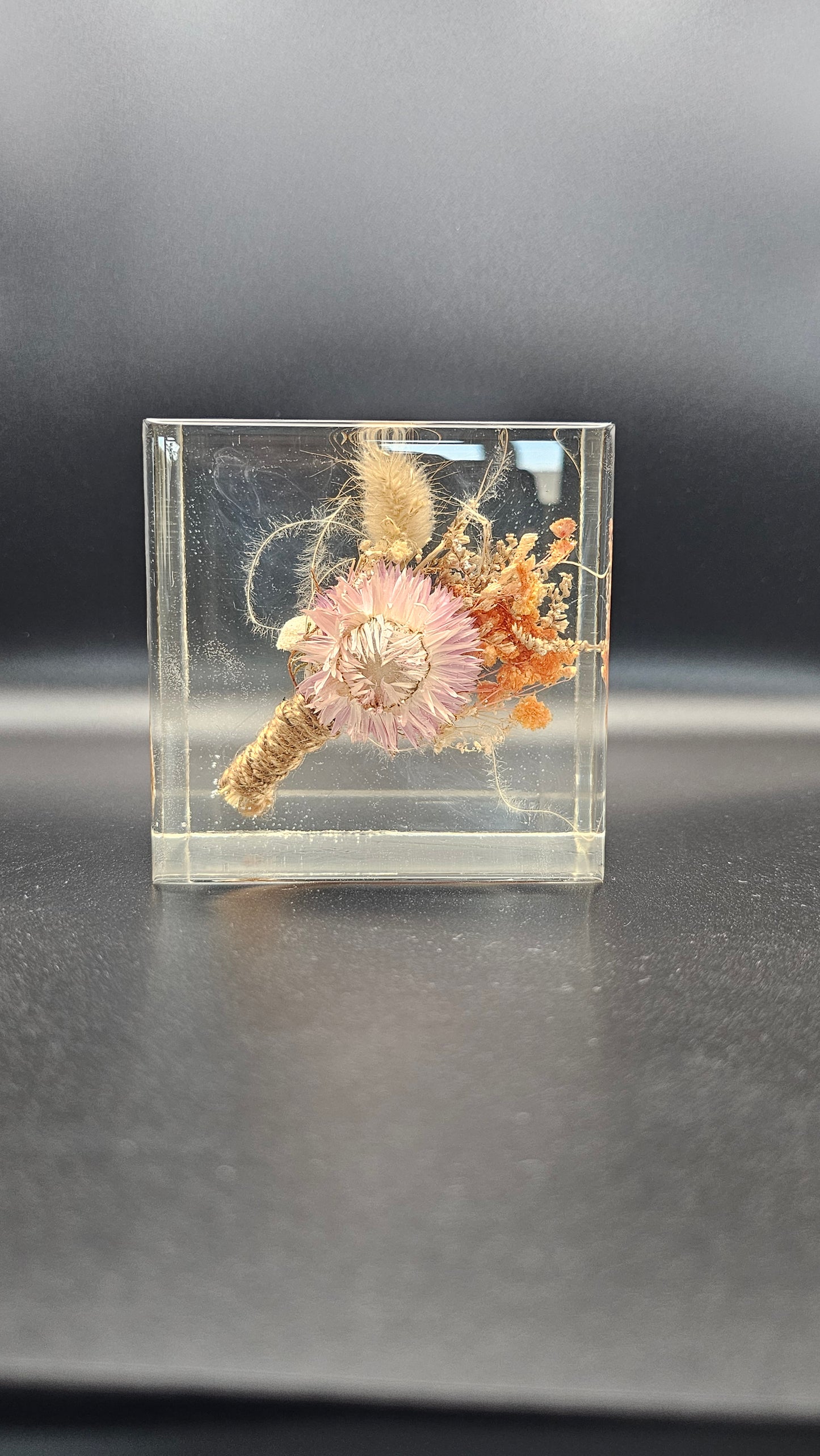 Custom Boutonniere Preservation Block