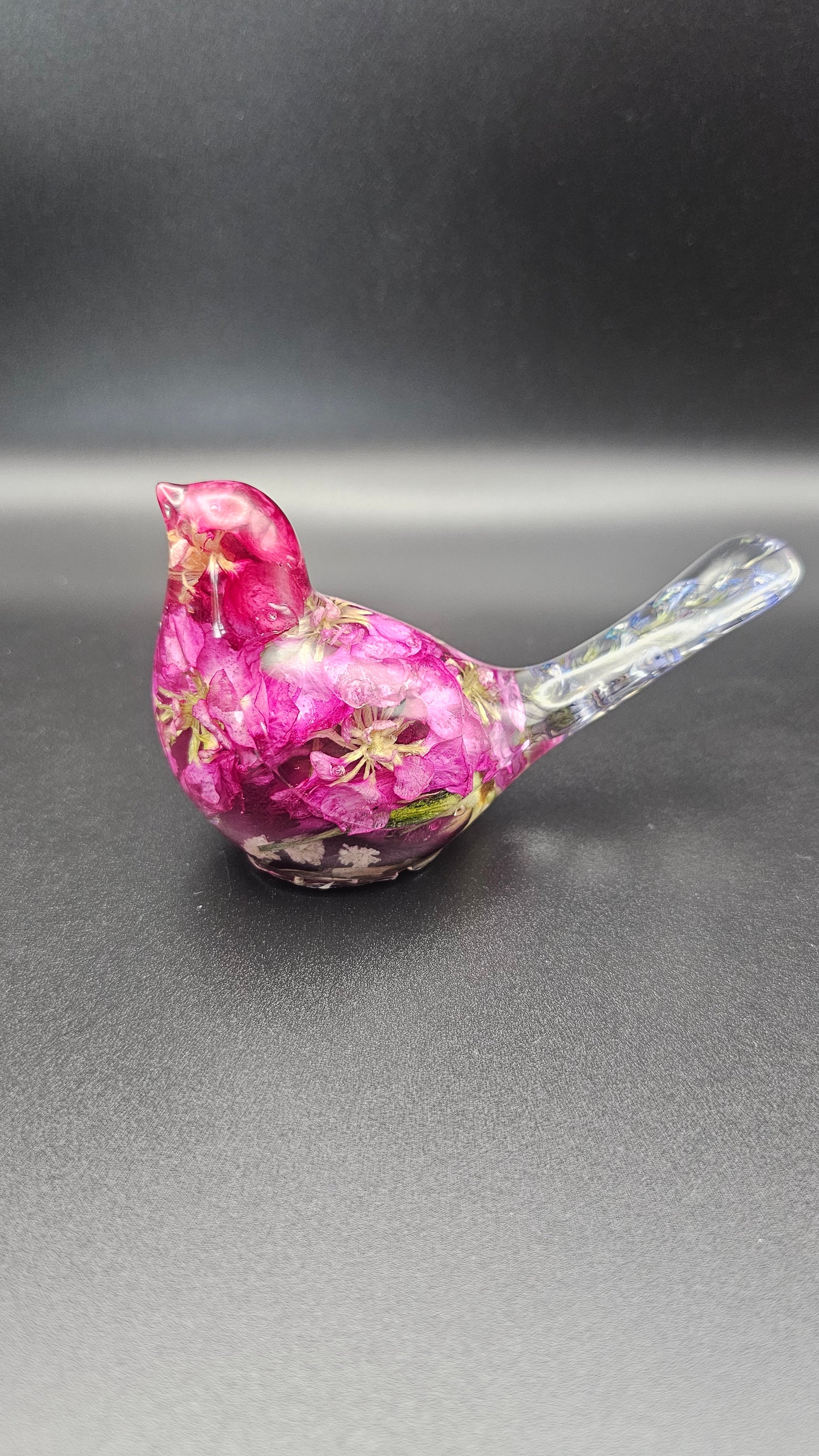 Flower Preservation Resin Bird