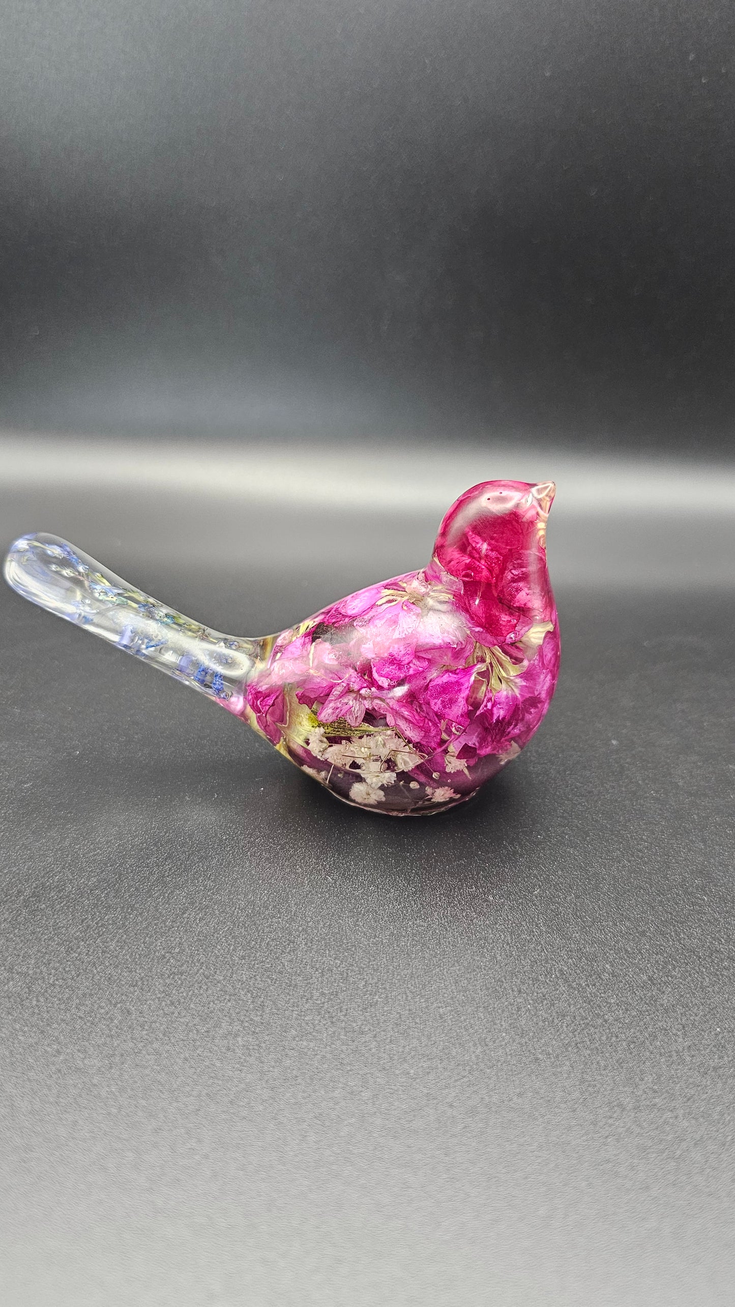 Flower Preservation Resin Bird