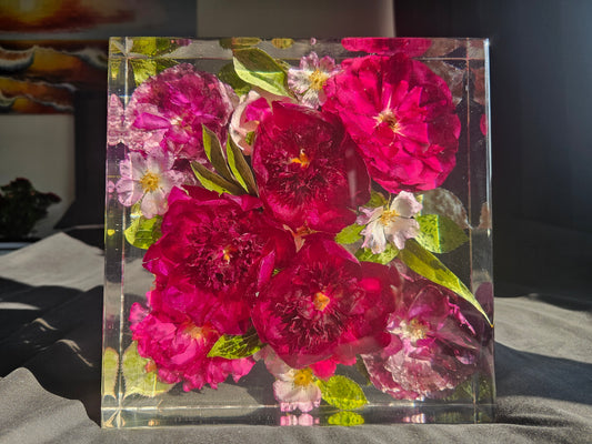 Custom Bouquet Square Preservation Block