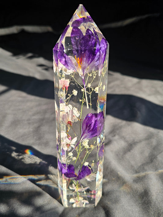 Custom Flower Preservation Crystal