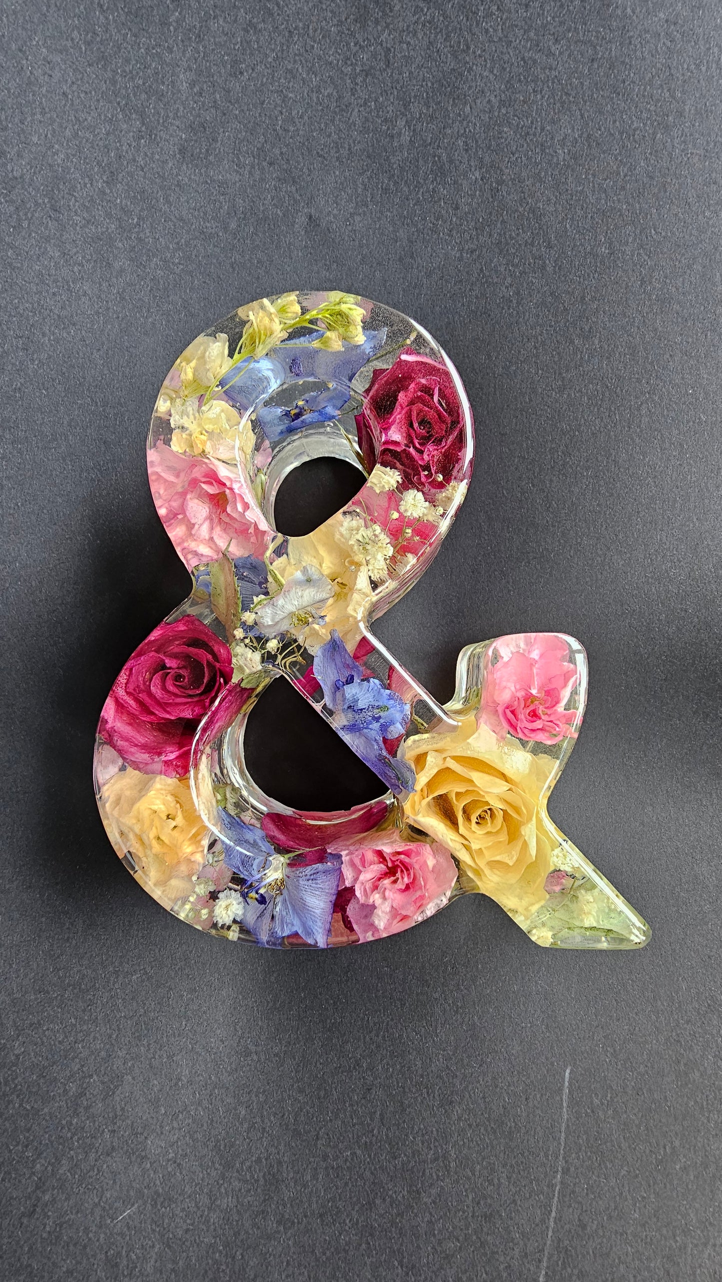 Custom Flower Resin Letters/ Initials
