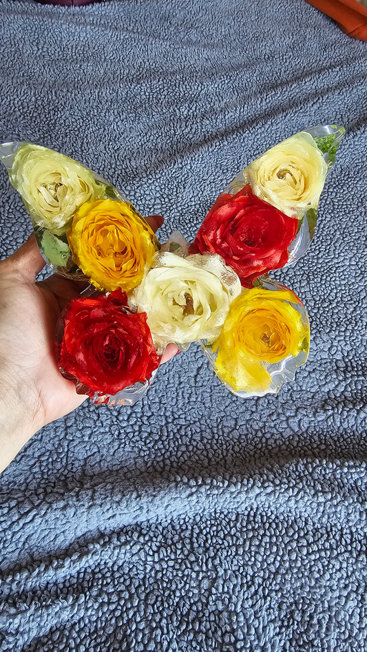Butterfly Flower Block