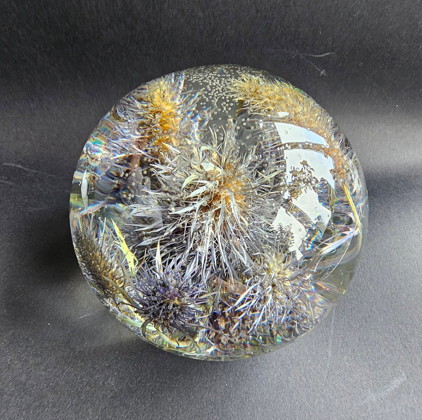 4" resin sphere keepsake