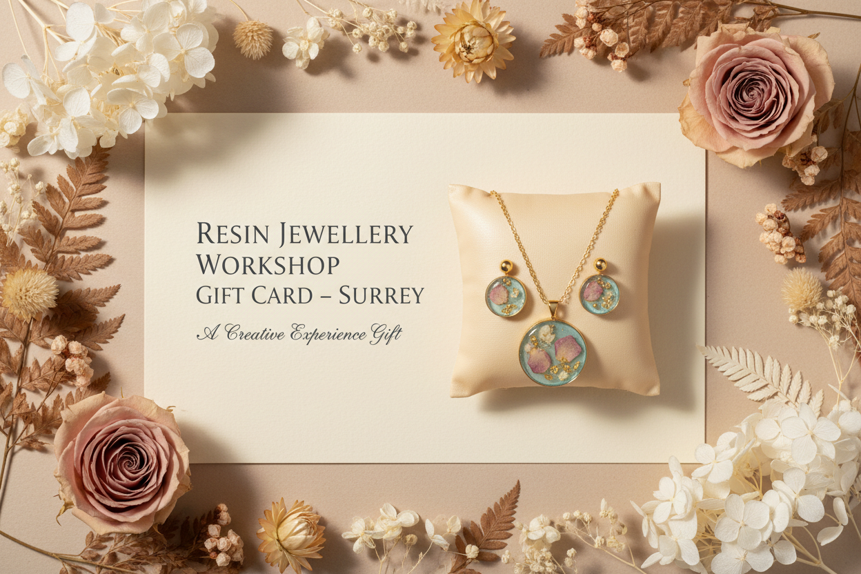 Resin Jewellery Workshop Gift Card – Surrey